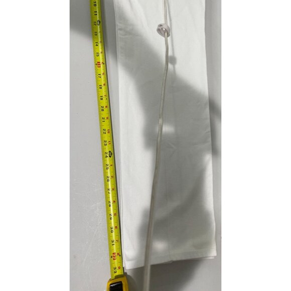 Levis Sta-Prest White Straight Leg Mens Pants Durable Cotton Blend Size 30x33 - Picture 10 of 11